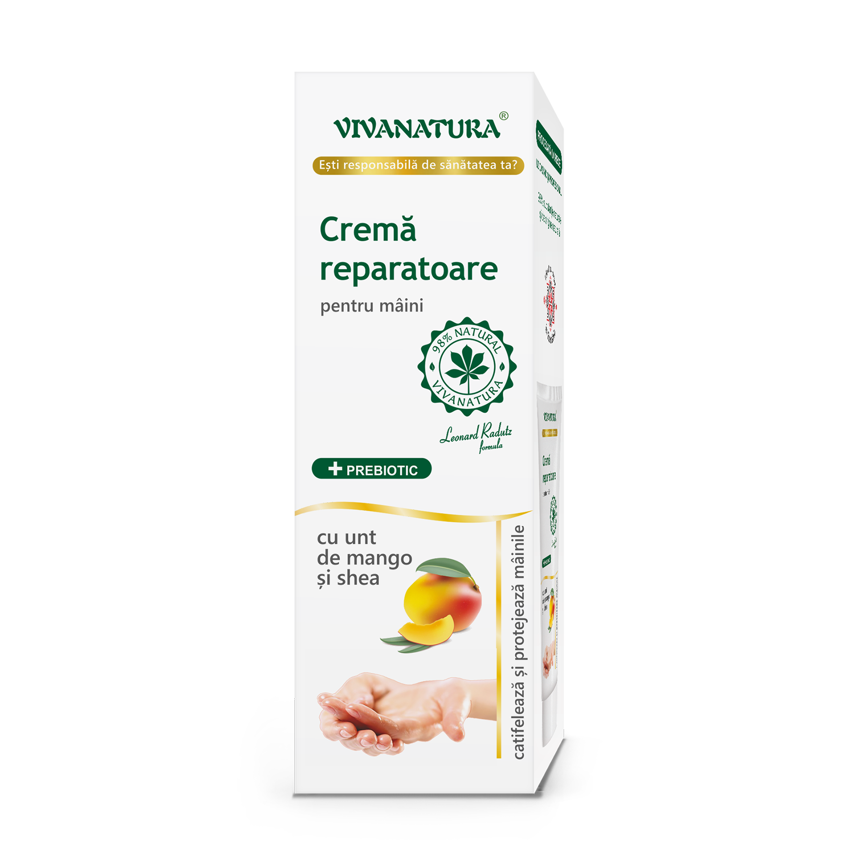 Crema de maini reparatoare, 50 ml, Vivanatura