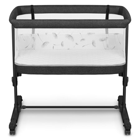 Patut Co-sleeper 3 in 1 Aurora, pana la 9 Kg, 85 x 60 x 66 cm, Gri inchis, 0 luni+, Lionelo 737751