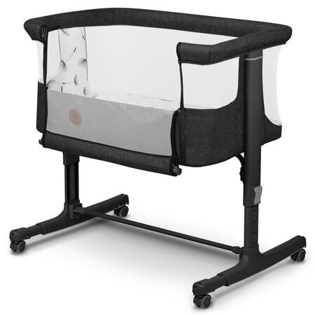 Patut Co-sleeper 3 in 1 Aurora, pana la 9 Kg, 85 x 60 x 66 cm, Gri inchis, 0 luni+, Lionelo 737747