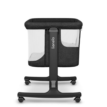 Patut Co-sleeper 3 in 1 Aurora, pana la 9 Kg, 85 x 60 x 66 cm, Gri inchis, 0 luni+, Lionelo 737757