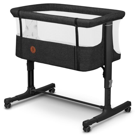 Patut Co-sleeper 3 in 1 Aurora, pana la 9 Kg, 85 x 60 x 66 cm, Gri inchis, 0 luni+, Lionelo 737745