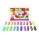 Set plastilina Lovin, Color Dough, 3 ani+, 20 bucati, Okto 737814