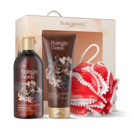 Set ingrijire corp, Vaniglia Nera, 400 + 200 ml, Bottega Verde