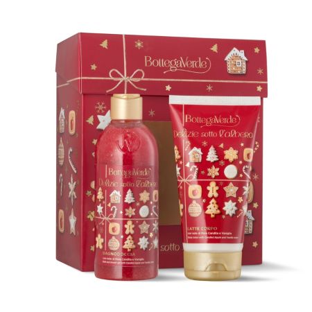 Set ingrijire corp, Delizie sotto l’albero, 150 + 250 ml, Bottega Verde