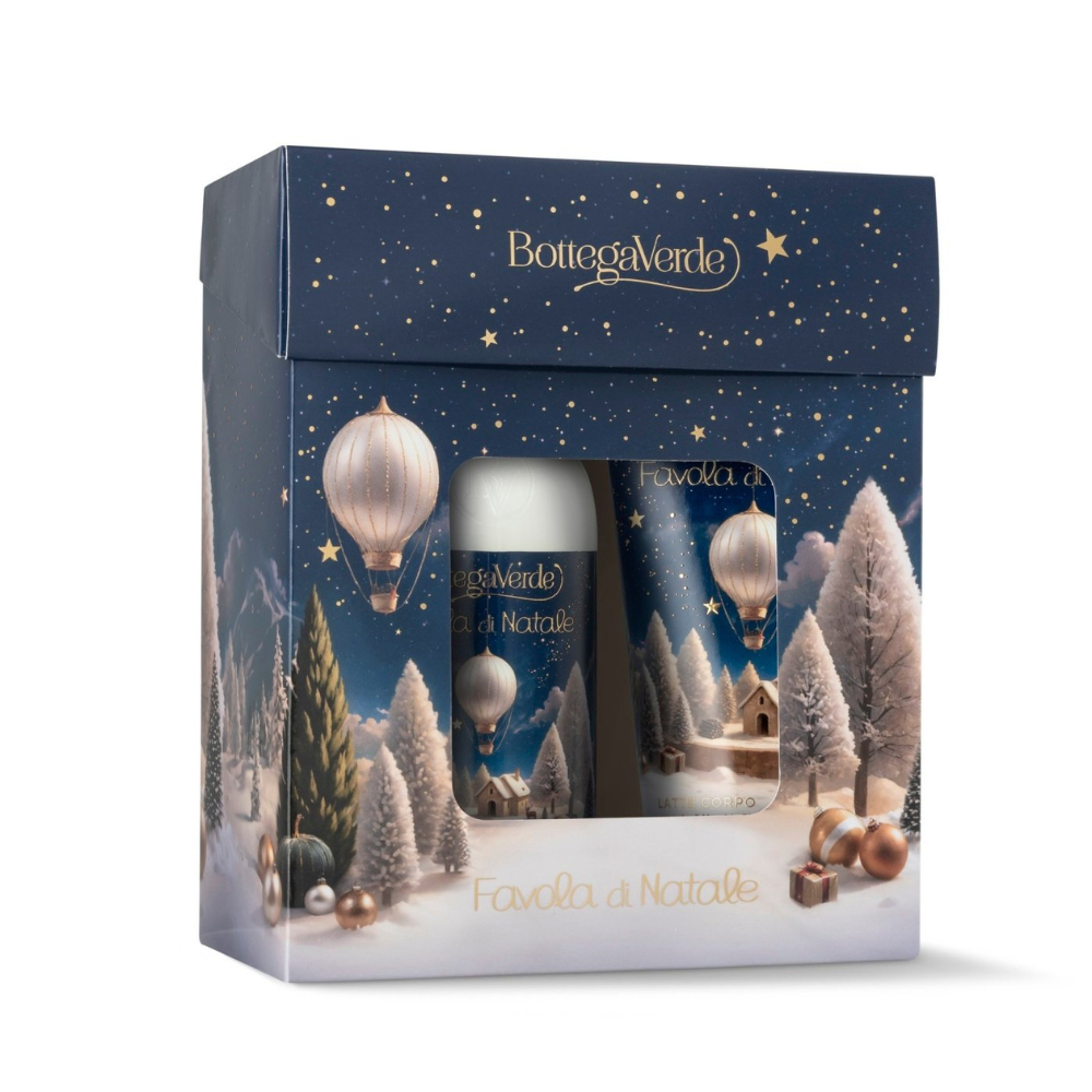 Set ingrijire corp, Favola di Natale, 250 + 150 ml, Bottega Verde