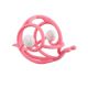Inel Gingival din silicon, Pink, Melc, 3 luni+, Mombella 737881