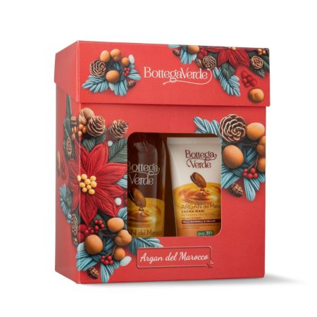 Set ingrijire corp, Argan del Marocco, 400 + 75 ml, Bottega Verde