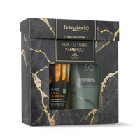 Set ingrijire pentru barbati, Nero d'Ambra, 2x200 ml, Bottega Verde