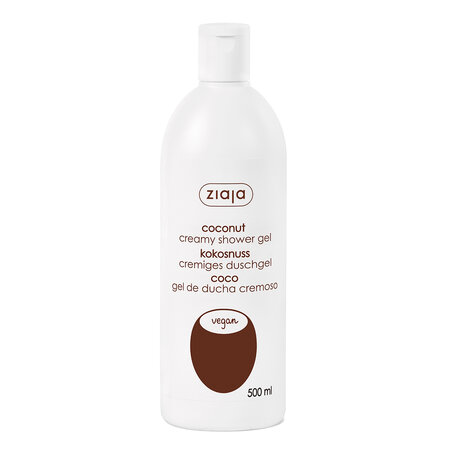 Gel de dus crema cu nuca de cocos, 500 ml, Ziaja
