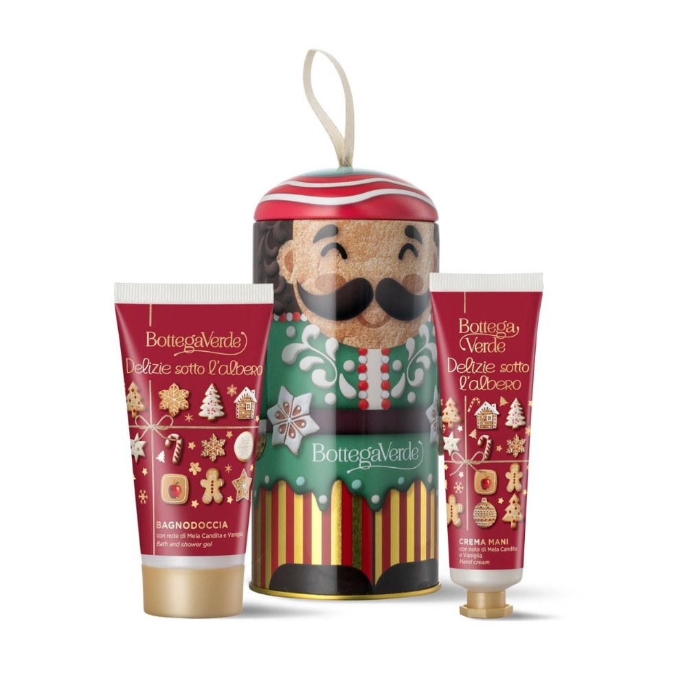 Set hidratare intensa pentru corp si maini, Delizie sotto l’albero, 50 + 30 ml, Bottega Verde