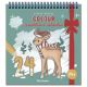 Carte de colorat Calendar de Advent, Craciun, 3 ani+, Little Dutch 738018