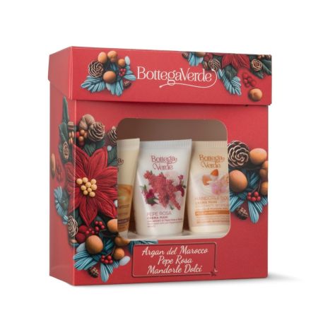 Set hidratare maini in 3 arome, 3x30 ml, Bottega Verde