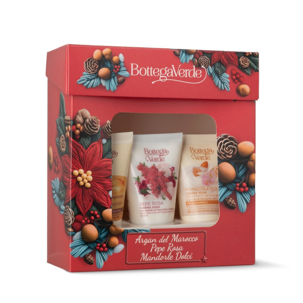 Set hidratare maini in 3 arome, 3x30 ml, Bottega Verde