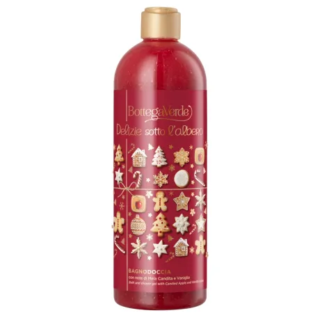 Gel de dus hidratant cu extract de mar caramelizat si vanilie, 750 ml, Bottega Verde