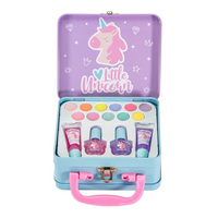 Trusa infrumusetare pentru copii, in cutie metalica Little Unicorn, Martinelia