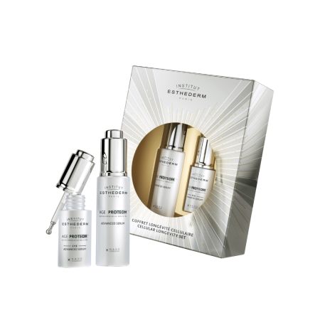 Pachetul ser Age Proteom + ser pentru Conturul Ochilor, Longevitate Celulara, 30 +15 ml, Institut Esthederm