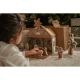 Figurine din lemn in cutie portabila, Scena nasterii de Craciun, 18 luni+, Little Dutch 738066