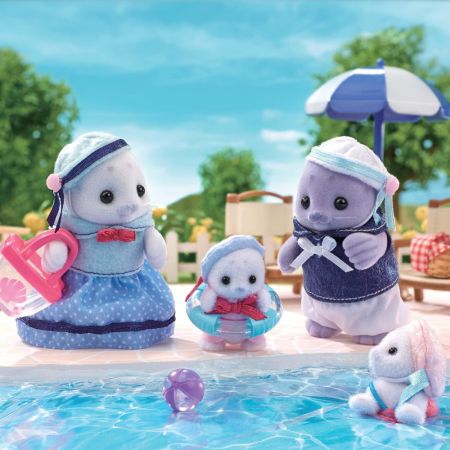 Familia Focilor, 3 ani+, Sylvanian Families 738071