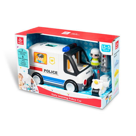 Masina de politie educativa 2 in 1, 1.5 ani+, Hola 738078