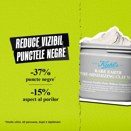 Masca pentru curatarea fetei Rare Earth Masque, 125 ml, Kiehl's 764683