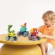 Set 3 masinute de constructie, Monstruletii Amuzanti cu Fructe, +1 an, Hola 738121