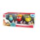 Set 3 masinute de constructie, Monstruletii Amuzanti cu Fructe, +1 an, Hola 738123