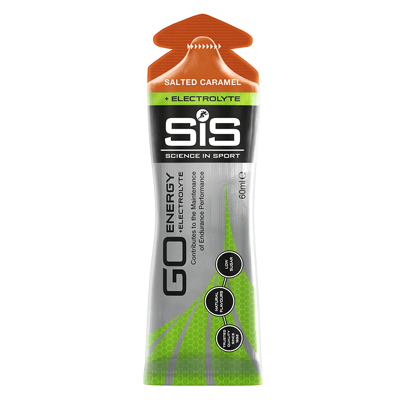Gel energizant cu electroliti Go energy +Electrolyte, Caramel sarat, Sis