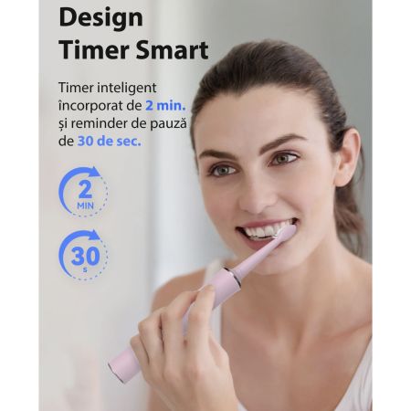 Periuta de dinti electrica pentru adulti + 8 capete de rezerva J40, JTF 738266