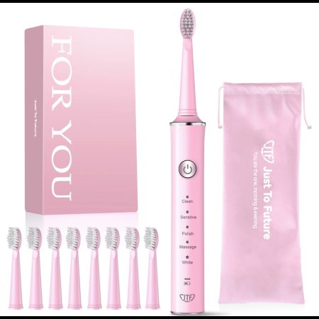 Periuta de dinti electrica pentru adulti + 8 capete de rezerva J40, JTF