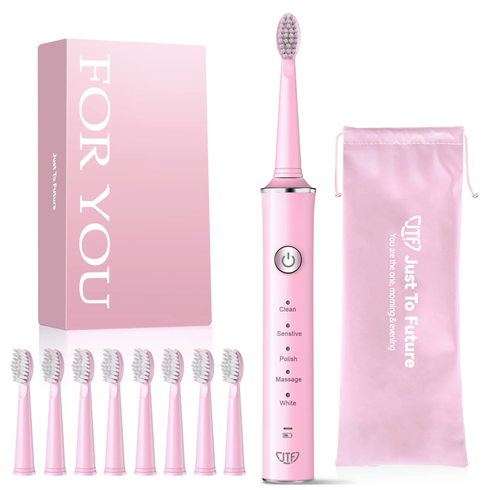 Periuta de dinti electrica pentru adulti + 8 capete de rezerva J40, JTF