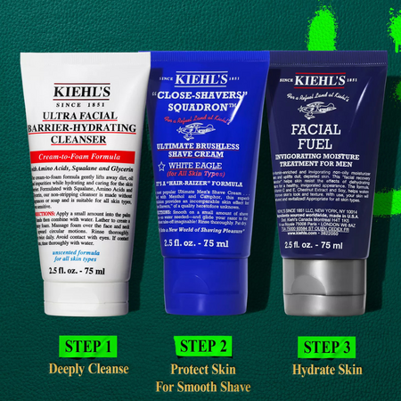 Set Your 5 O'clock Shadow Shavers, 3 x 75 ml, Kiehl's 738137