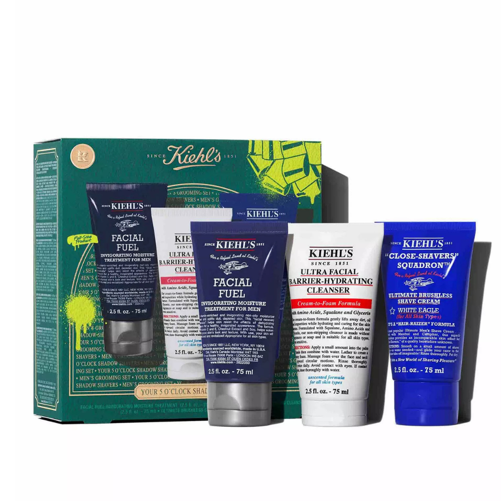 Set Your 5 O'clock Shadow Shavers, 3 x 75 ml, Kiehl's