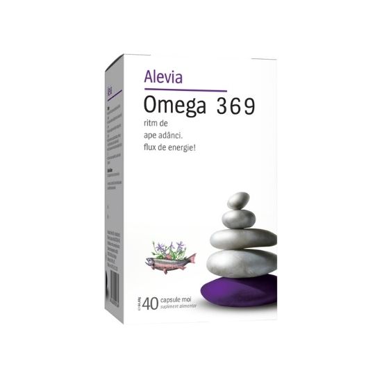 Omega 3-6-9, 40 capsule, Alevia