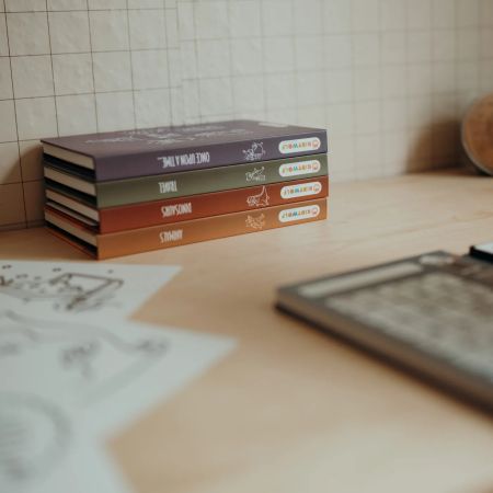 Tableta de desanat cu modele Kidydraw-Min, Orange, 4 ani+, Kidywolf 738401