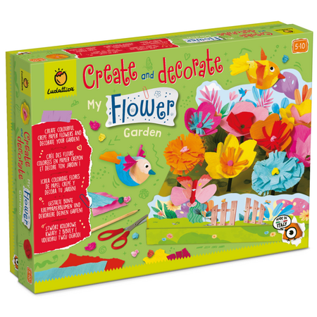 Kit creativ, Gradina cu flori, 5 ani+, Ludattica
