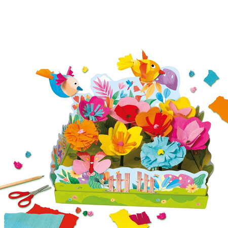 Kit creativ, Gradina cu flori, 5 ani+, Ludattica 738403