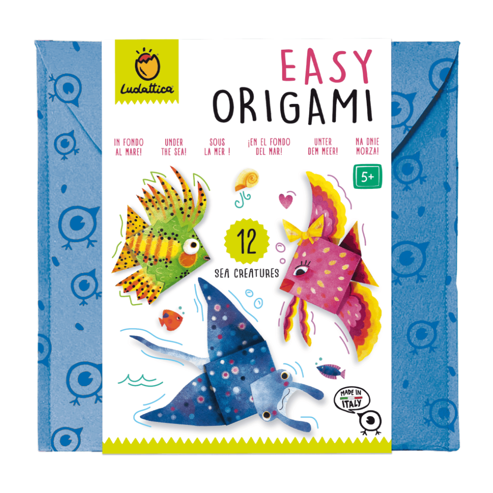 Origami pentru incepatori, Animale subacvatice, 5 ani+, Ludattica