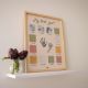 Rama tablou cu kit amprenta, My First Year, 0 luni+, Petit Artichaut 738436
