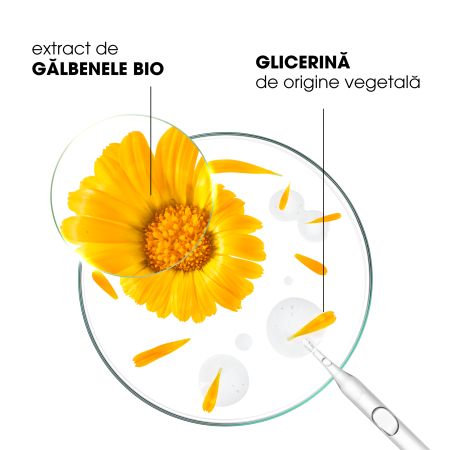 Apa de curatare cu galbenele Bio, 400 ml, Klorane Bebe 738460