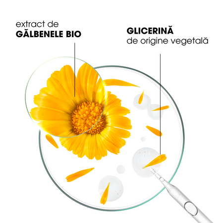 Apa de curatare cu galbenele Bio, 400 ml, Klorane Bebe 738460