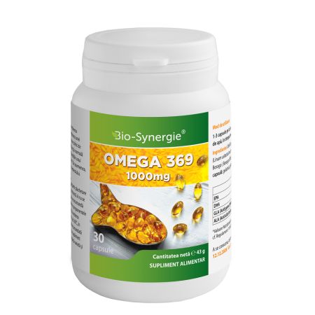 Omega 3 6 9, 1000 mg, 30 capsule, Bio Synergie