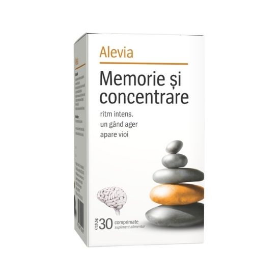 Memorie si concentrare, 30 comprimate, Alevia