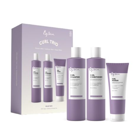 Set Curls Sampon, Balsam si Masca pentru par cret, 300/300/200 ml, By Veira