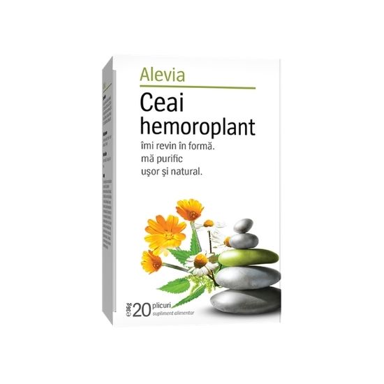 Ceai hemoroplant, 20 plicuri, Alevia