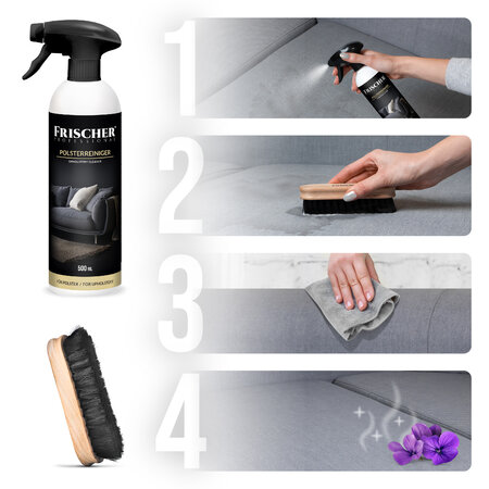 Kit de curatare pentru tapiterii textile, 500 ml, Frischer 775910