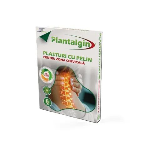 Plasturi cu pelin pentru dureri cervicale, 60 bucati, Plantalgin