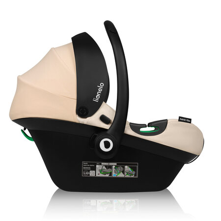Scoica auto I-size Astrid, 0-13 Kg/40-87 cm, Bej, Lionelo 739456