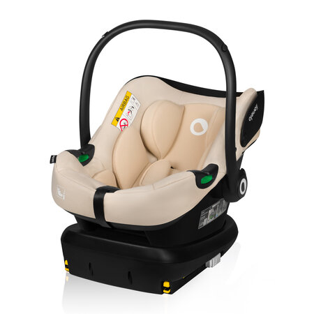 Scoica auto I-size Astrid, 0-13 Kg/40-87 cm, Bej, Lionelo 739461