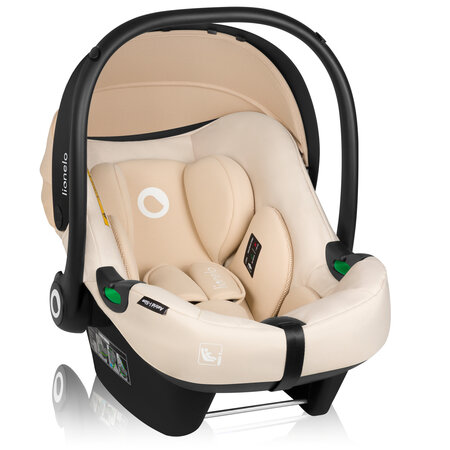 Scoica auto I-size Astrid, 0-13 Kg/40-87 cm, Bej, Lionelo 739455