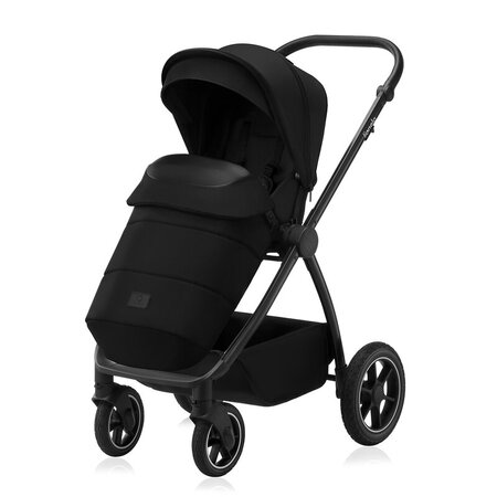 Carucior reversibil 3 in 1cu multiple accesorii, pana la 22 kg, Negru, Lionelo 739507